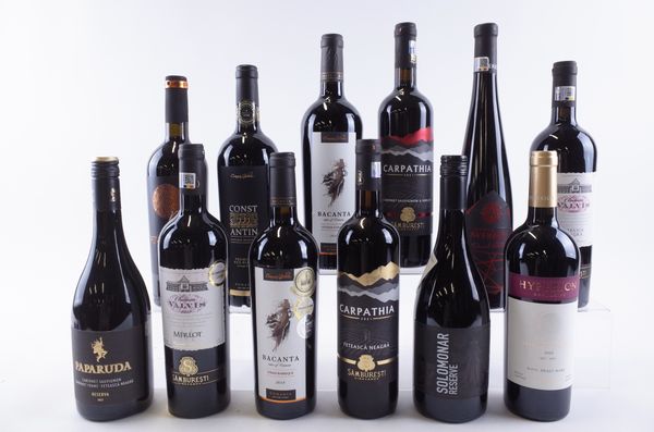 TWELVE BOTTLES ROMANIAN RED WINE