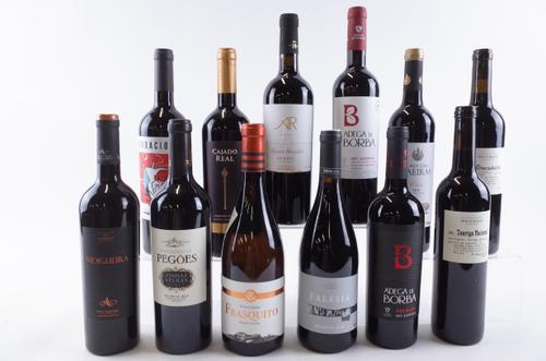 TWELVE BOTTLES PORTUGUESE RED WINE