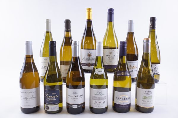 TWELVE BOTTLES FRENCH WHITE WINE