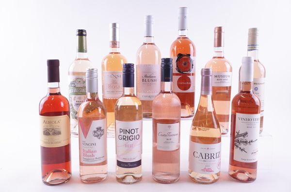 TWELVE BOTTLES ITALIAN, SPANISH, GERMAN AND PORTUGUESE ROSÉ WINE