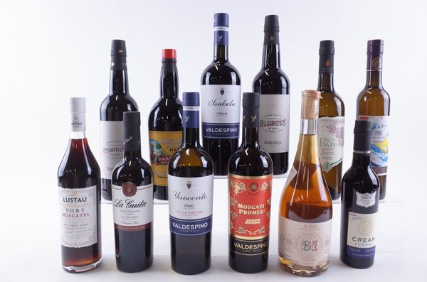 TWELVE BOTTLES FORTIFIED WINE