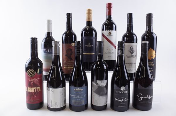 TWELVE BOTTLES AUSTRALIAN RED WINE