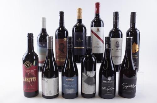 TWELVE BOTTLES AUSTRALIAN RED WINE