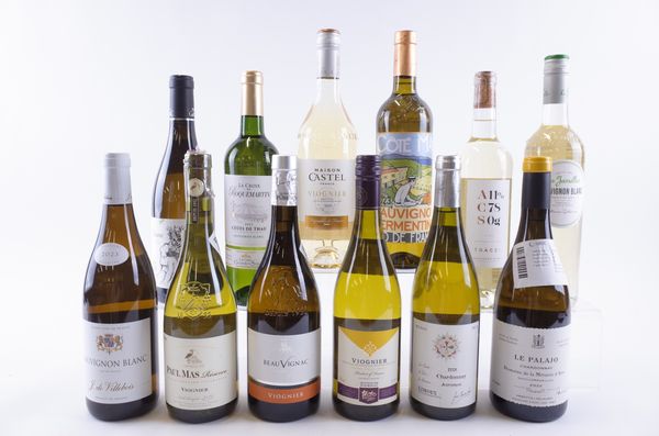 TWELVE BOTTLES FRENCH WHITE WINE