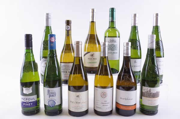 TWELVE BOTTLES FRENCH WHITE WINE