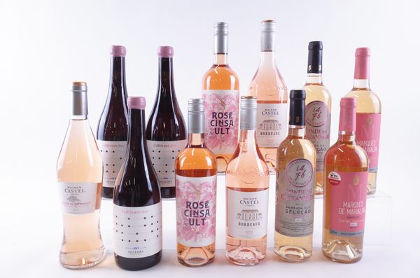 12 BOTTLES FRENCH AND PORTUGUESE ROSÉ WINE