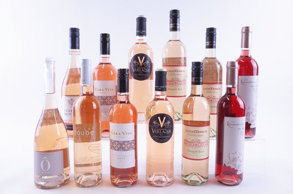 TWELVE BOTTLES CYPRIOT, AUSTRIAN, PORTUGUESE AND FRENCH ROSÉ WINE