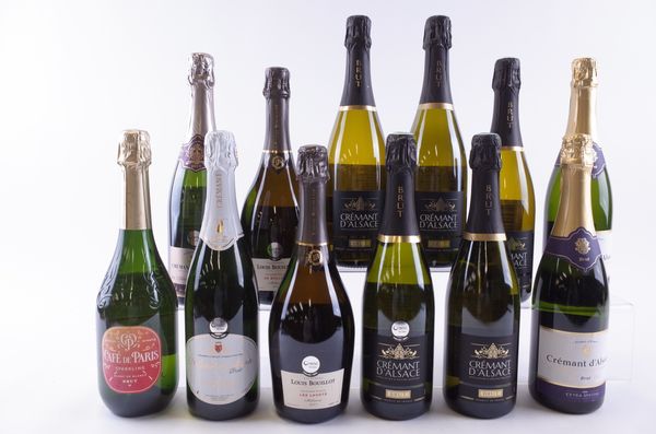 TWELVE BOTTLES FRENCH SPARKLING WINE