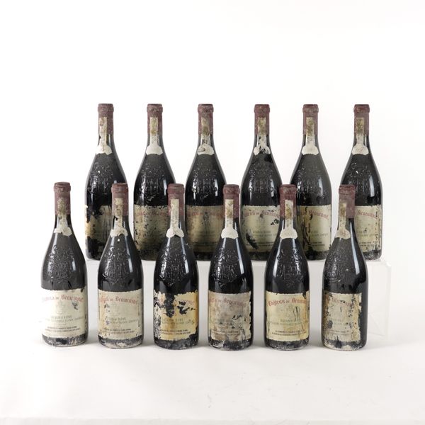 TWELVE BOTTLES CHÂTEAUNEUF-DU-PAPE, CHÂTEAU DE BEAUCASTEL 1996