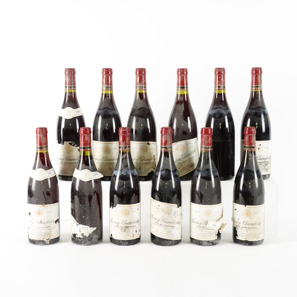 TWELVE BOTTLES GEVREY-CHAMBERTIN