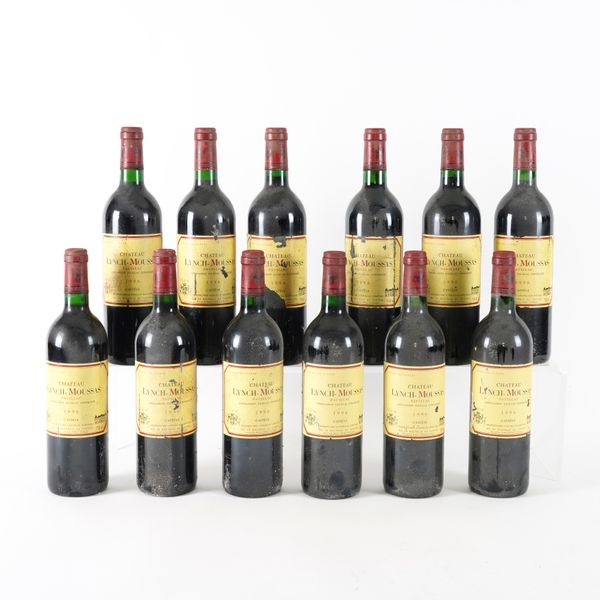 TWELVE BOTTLES CHÂTEAU LYNCH-MOUSSAS, 5ÈME CRU CLASSÉ, PAUILLAC 1996