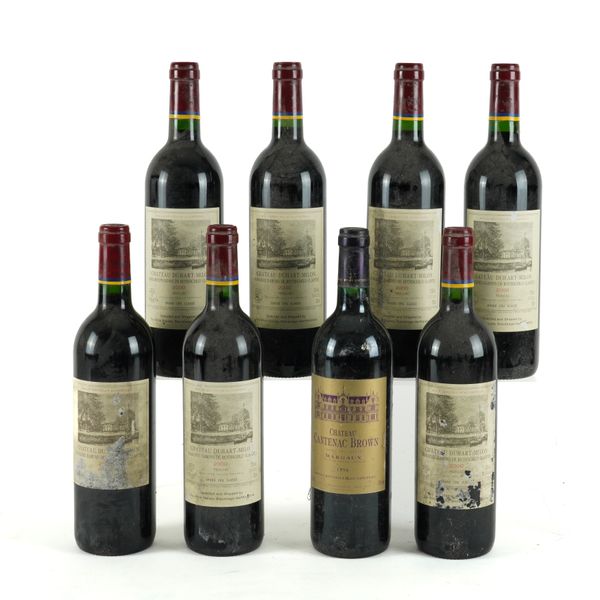 EIGHT BOTTLES MATURE RED BORDEAUX