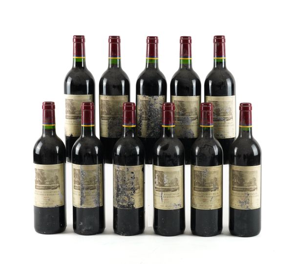 ELEVEN BOTTLES CHÂTEAU DUHART-MILON, 4ÈME CRU CLASSÉ, PAUILLAC 2001