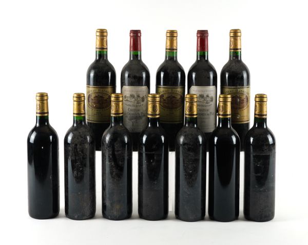 TWELVE BOTTLES MATURE RED BORDEAUX