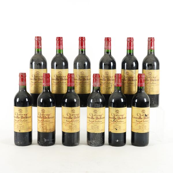 TWELVE BOTTLES CHÂTEAU LÉOVILLE POYFERRÉ 2EME CRU CLASSÉ SAINT-JULIEN 1996