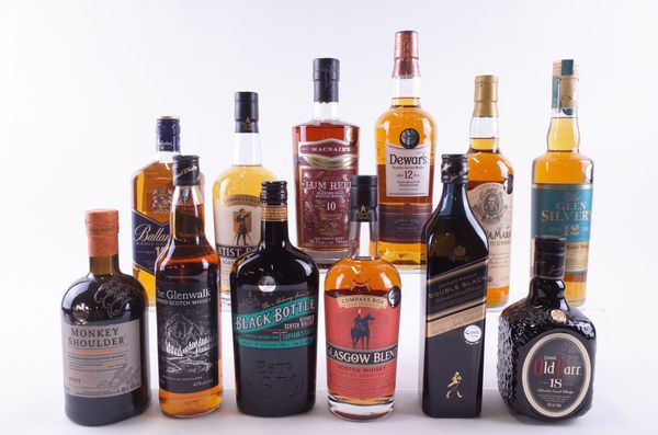 TWELVE BOTTLES BLENDED SCOTCH WHISKY