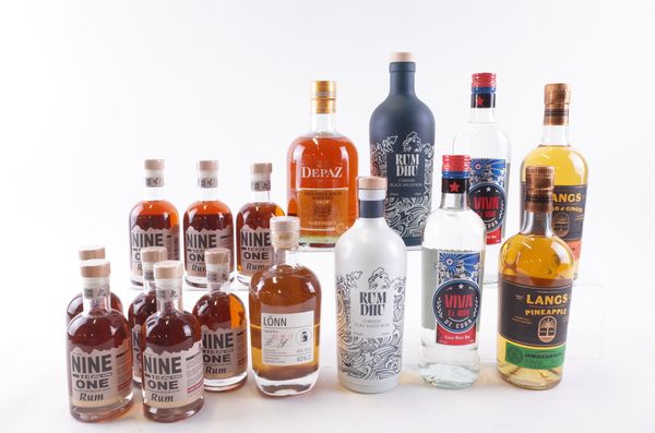 SIXTEEN BOTTLES RUM