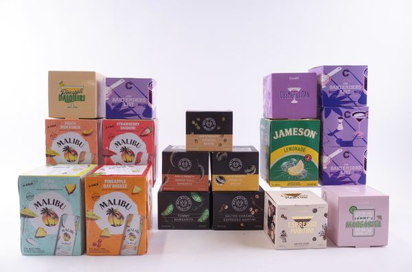 18 PACKS PRE-MIXED COCKTAILS (4 CANS PER PACK)