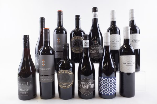 TWELVE BOTTLES AUSTRALIAN RED WINE