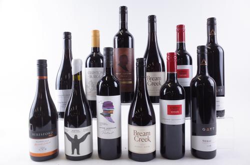 TWELVE BOTTLES AUSTRALIAN RED WINE