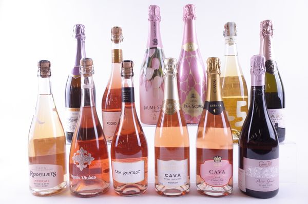 TWELVE BOTTLES SPARKLING WINE