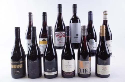 TWELVE BOTTLES NEW ZEALAND RED WINE