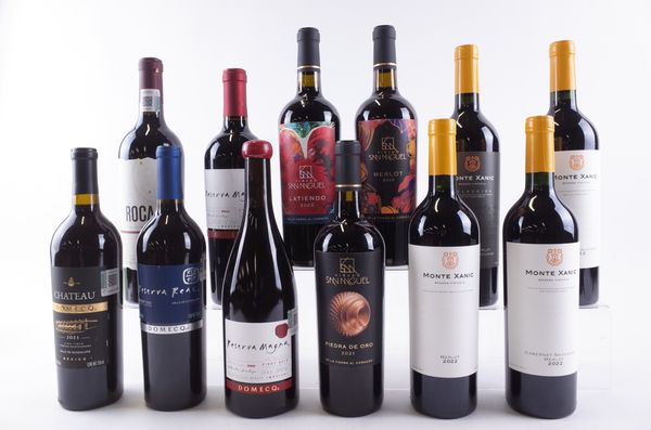 TWELVE BOTTLES MEXICAN RED WINE