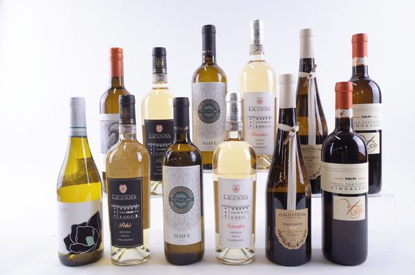 TWELVE BOTTLES ITALIAN WHITE WINE