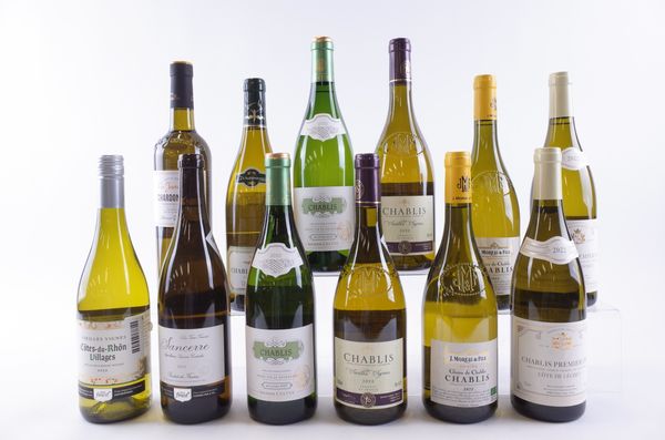 TWELVE BOTTLES FRENCH WHITE WINE