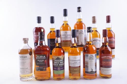 TEN BOTTLES SINGLE MALT AND TWO BLENDED SCOTCH WHISKY