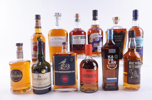 TWELVE BOTTLES WHISKY