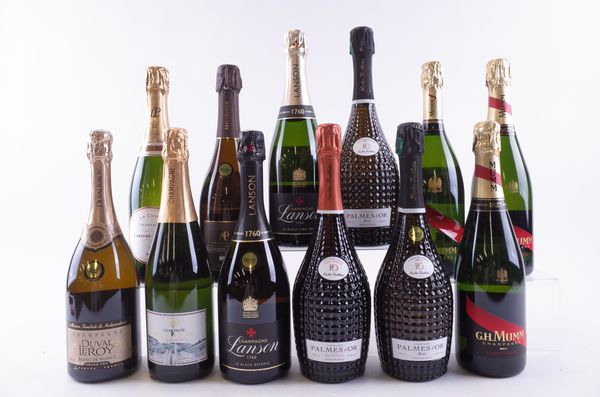 TWELVE BOTTLES CHAMPAGNE