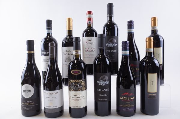 TWELVE BOTTLES ITALIAN RED WINE