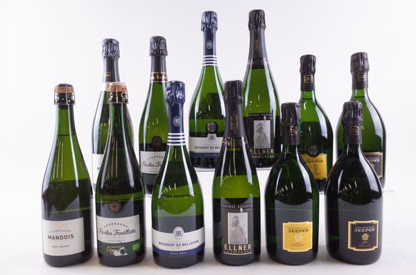 TWELVE BOTTLES CHAMPAGNE