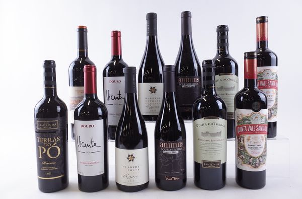 TWELVE BOTTLES PORTUGUESE RED WINE