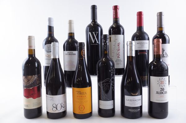 TWELVE BOTTLES SPANISH RED WINE