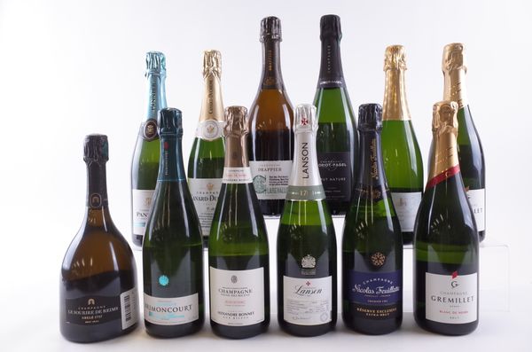 TWELVE BOTTLES CHAMPAGNE