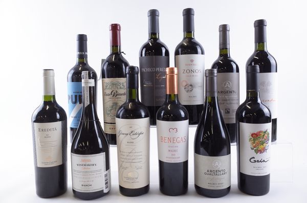 TWELVE BOTTLES ARGENTINIAN RED WINE