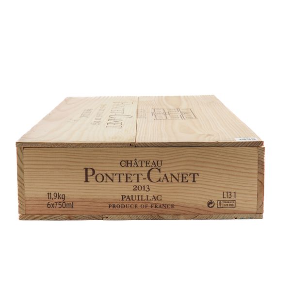 SIX BOTTLES CHÂTEAU PONTET-CANAT 2013, PAUILLAC