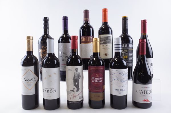 TWELVE BOTTLES SPANISH AND PORTUGUESE RED WINE