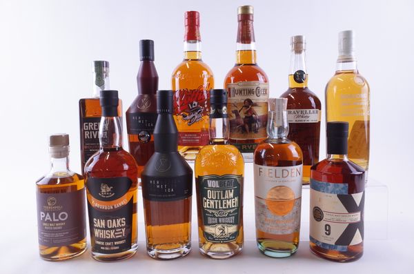 TWELVE BOTTLES WHISKY