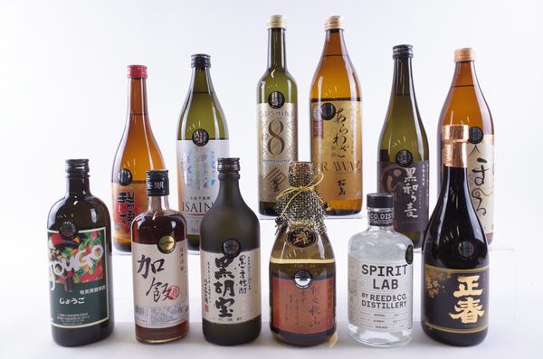 TWELVE BOTTLES ASIAN SPIRITS