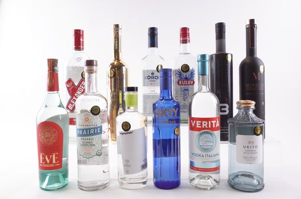 TWELVE BOTTLES VODKA