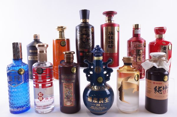 TWELVE BOTTLES ASIAN SPIRITS