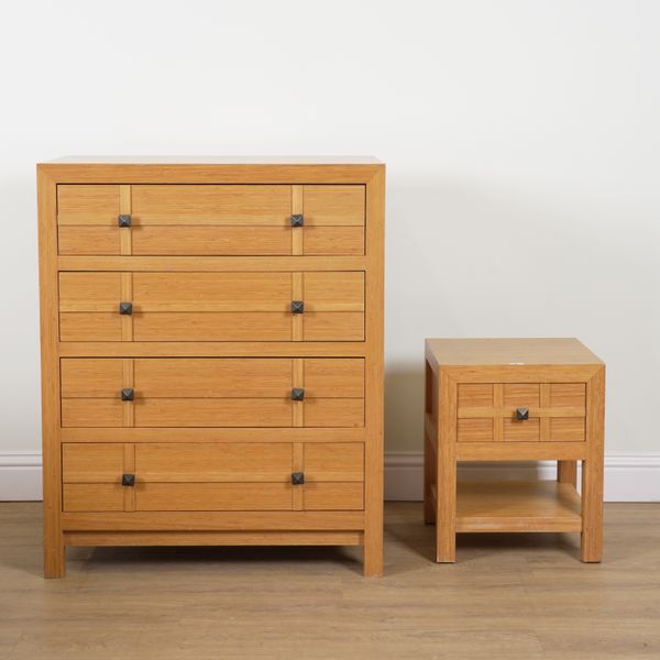 JULIAN BOWEN; A FOUR DRAWER CHEST (2)