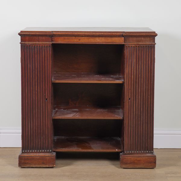 A MAHOGANY BOOKCASE