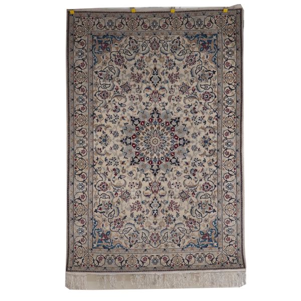 AN SILK ESFAHAN RUG, PERSIAN