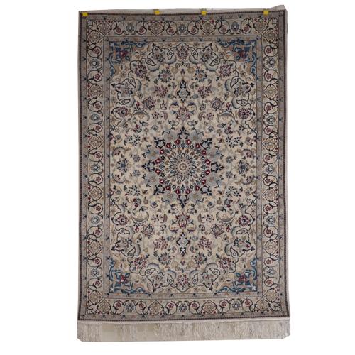 AN SILK ESFAHAN RUG, PERSIAN