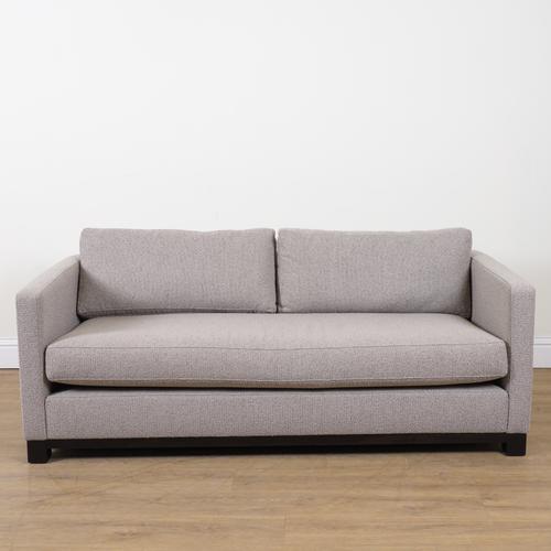 ROBERT LANGFORD, SAMANTHA; AN UPHOLSTERED TWO SEAT SOFA