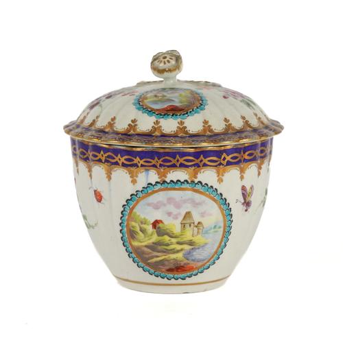 A WORCESTER REEDED SUCRIER AND COVER (2)